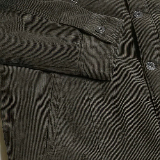 Casual Corduroy Lined Trucker Jacket