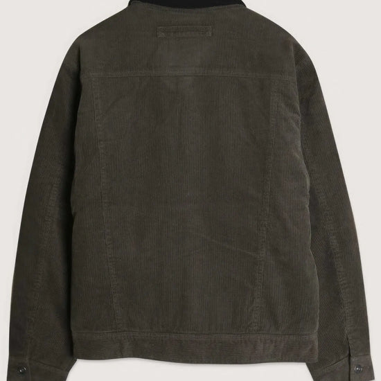 Casual Corduroy Lined Trucker Jacket