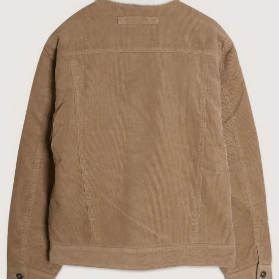 Casual Corduroy Lined Trucker Jacket