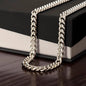 Polished Stainless Steel / Standard Box Cuban Link Necklace