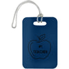 #1 Teacher / Royal Educational Rockstar Luggage Bag Tags
