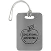 Educational Rockstar / Gray Educational Rockstar Luggage Bag Tags