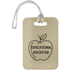 Educational Rockstar / Tan Educational Rockstar Luggage Bag Tags