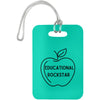 Educational Rockstar / Teal Educational Rockstar Luggage Bag Tags
