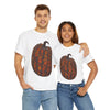 White / S Fall Pumpkin Unisex Heavy Cotton Tee