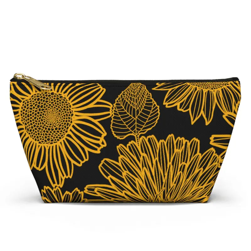 Black / Small 🌸 Flower Accessory Pouch: Where Utility Blossoms into Style! 🌸