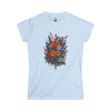Light Blue / S Flower Bouquet Women's Softstyle Tee