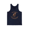 XS / Navy Go Outside Worst Case Scenario A Bear Kills You Unisex Jersey Tank