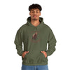 Military Green / S Go Outside Worst Case Scenario a Bear Kills You Unisex Heavy Blend™ Hooded Sweatshirt