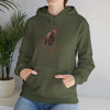 Military Green / S Go Outside Worst Case Scenario a Bear Kills You Unisex Heavy Blend™ Hooded Sweatshirt