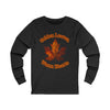 S / Dark Grey Heather Golden Leaves, Warm Hearts Unisex Jersey Long Sleeve Tee