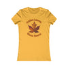 Gold / S Golden Leaves, Warm Hearts Women's Favorite Tee