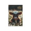 Highland Calf on Metal Art Sign Printify