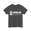 Dark Heather / S Liberalism Find The Cure Unisex Heavy Cotton Tee