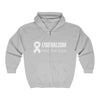 Sport Grey / S Liberalism: Find the Cure Unisex Heavy Blend™ Full Zip Hooded Sweatshirt