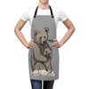 Light Grey Mama Bear Apron
