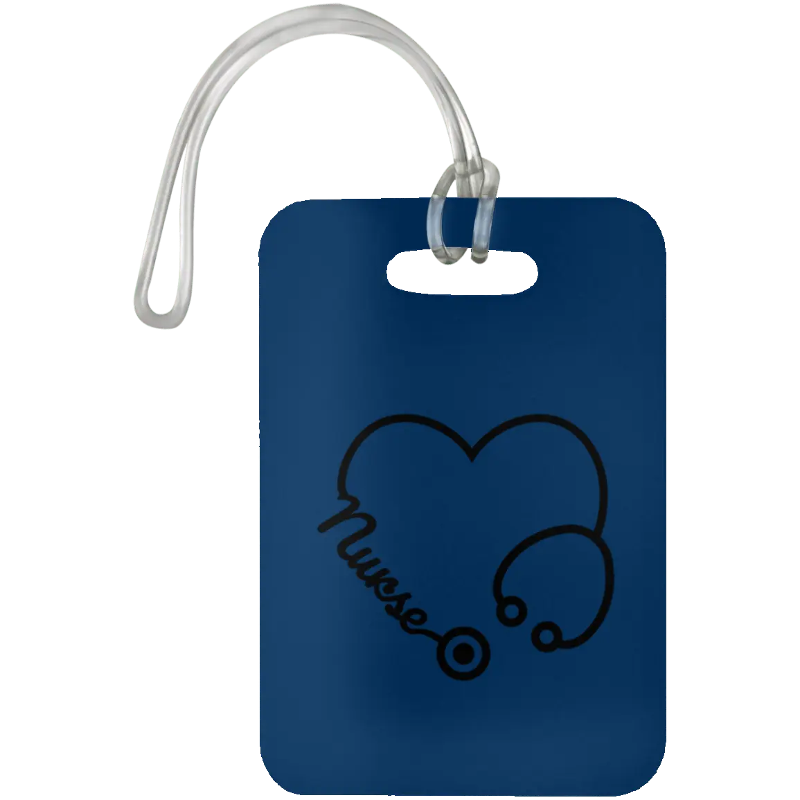 Royal Nurse Heart Luggage Bag Tag
