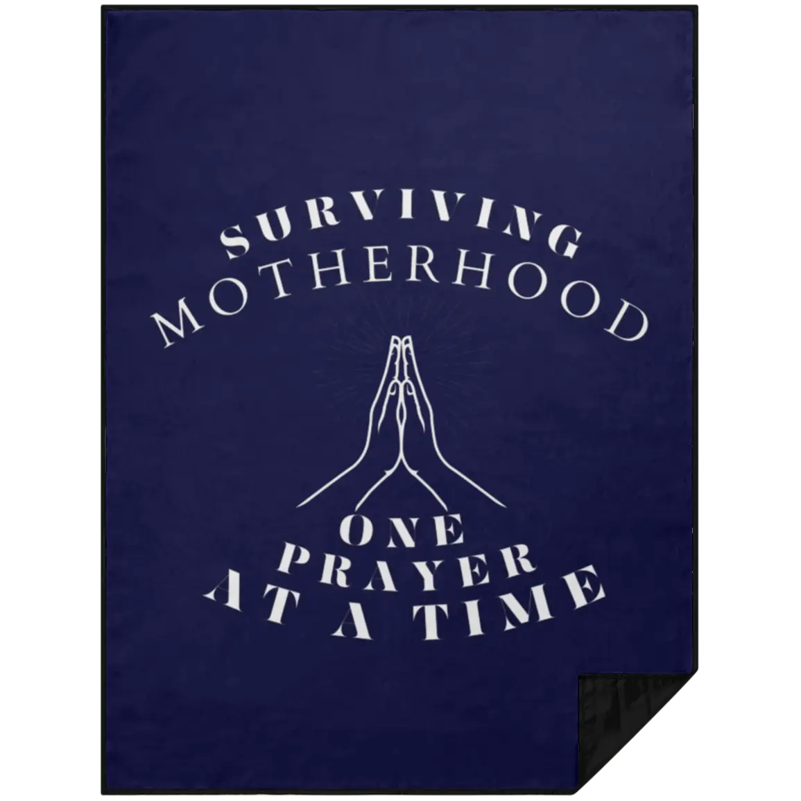 Navy / One Size PBL Premium Picnic Blanket 60x80