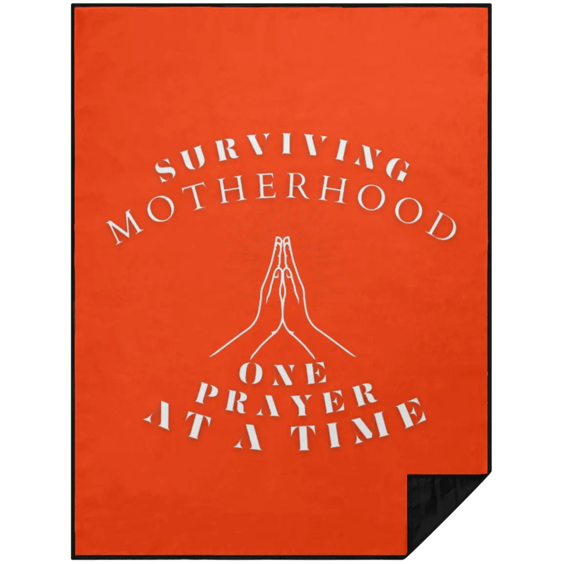 Orange / One Size PBL Premium Picnic Blanket 60x80