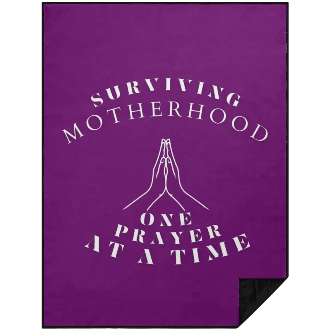 Purple / One Size PBL Premium Picnic Blanket 60x80