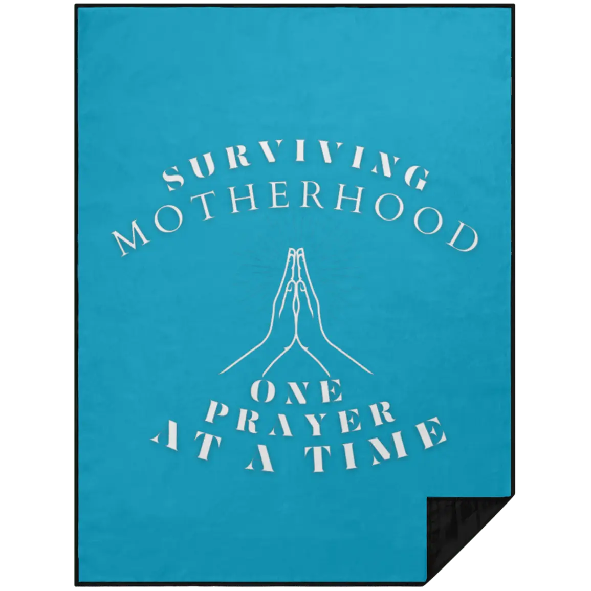 Turquoise / One Size PBL Premium Picnic Blanket 60x80