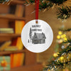 BASIC No Name or Year- Our First Christmas Metal Ornament