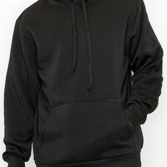 Fleece Pullover -Black