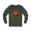 S / Heather Forest Pumpkin Foliage Unisex Jersey Long Sleeve Tee