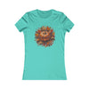 Teal / S Pumpkin Foliage Women's Favorite Tee