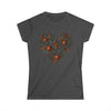 Dark Heather / S Pumpkin Heart Women's Softstyle Tee