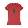 Red / S Sledding into the Holidays Women's Favorite Tee