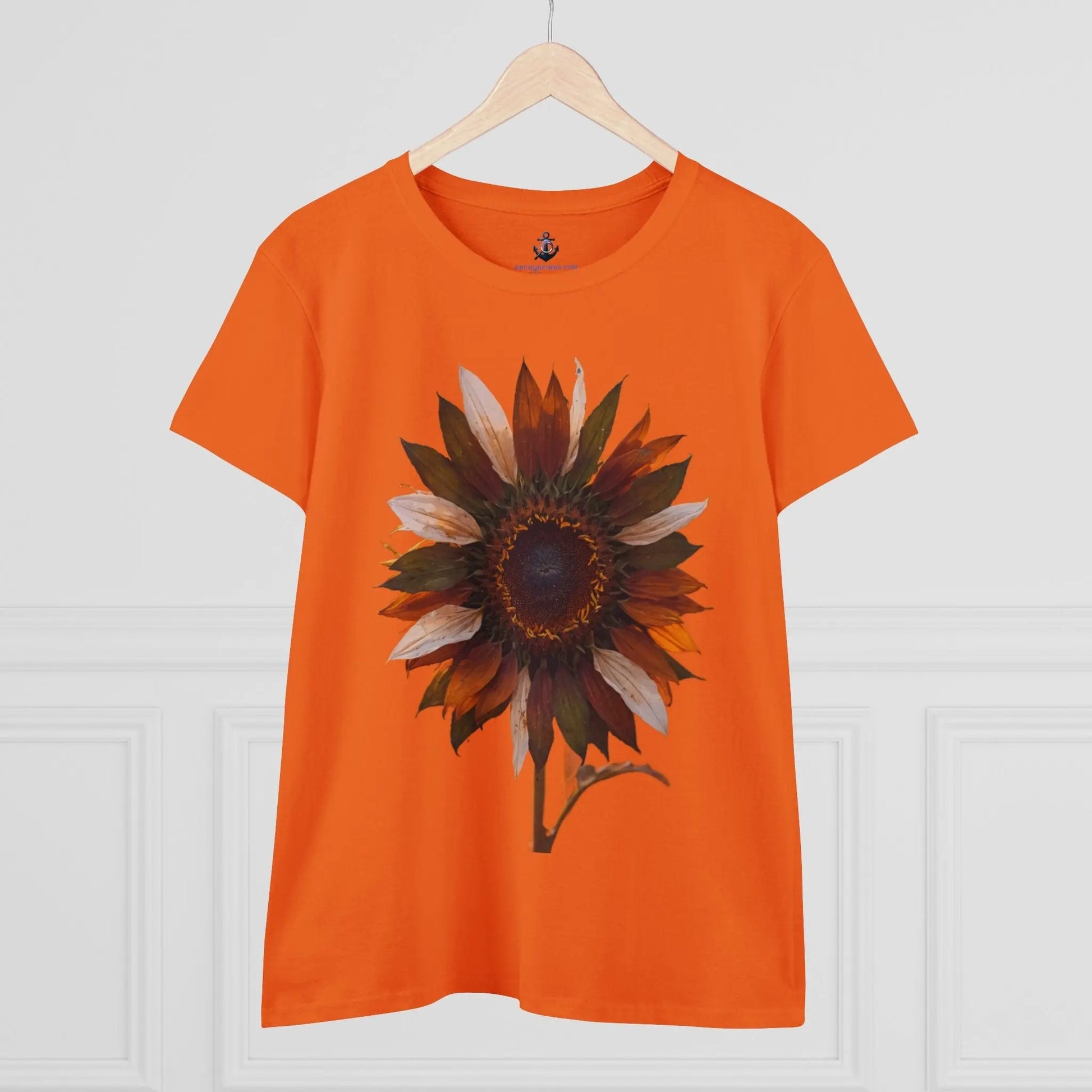 Orange / S Sunflower Women's Midweight Cotton Tee