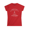 Red / S Surviving Motherhood One Prayer at a Time Women's Softstyle Tee