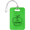 #1 Teacher / Kelly #1 Teacher Luggage Bag Tags