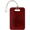Educational Rockstar / Maroon #1 Teacher Luggage Bag Tags