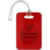 Educational Rockstar / Red #1 Teacher Luggage Bag Tags