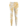 XS / White Flower Casual Leggings