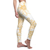 XL / White Flower Casual Leggings