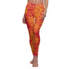 S / Red Flower Casual Leggings