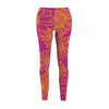 S / Pink Flower Casual Leggings