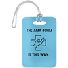 Columbia Blue The AMA Form Is This Way Luggage Bag Tag