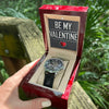 Be My Valentine Men's Openwork Watch