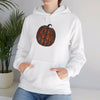 White / S Dog Paw Pumpkin Unisex Heavy Blend™ Hooded Sweatshirt