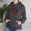 Charcoal / S Dog Paw Pumpkin Unisex Heavy Blend™ Hooded Sweatshirt