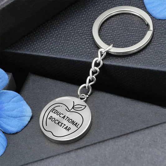 Educational Rockstar Keychain