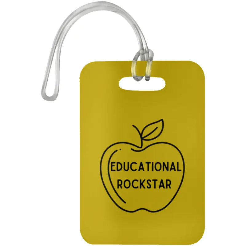 Educational Rockstar / Old Gold Educational Rockstar Luggage Bag Tags