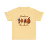 Falling Leaves Rising Spirits Unisex Heavy Cotton Tee: Classic Comfort and Style