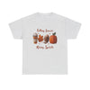 Falling Leaves Rising Spirits Unisex Heavy Cotton Tee: Classic Comfort and Style