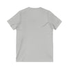 Falling Leaves, Rising Spirits Unisex V-Neck Tee: Stylish Comfort for Every Occasion