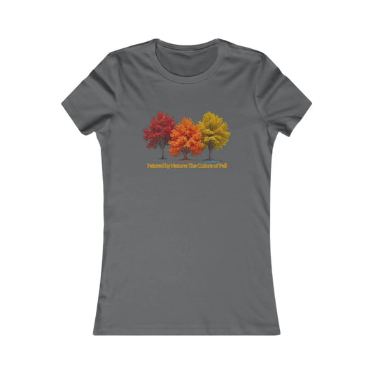 Asphalt / S Painted By Nature Women's Favorite Tee: Style Meets Comfort